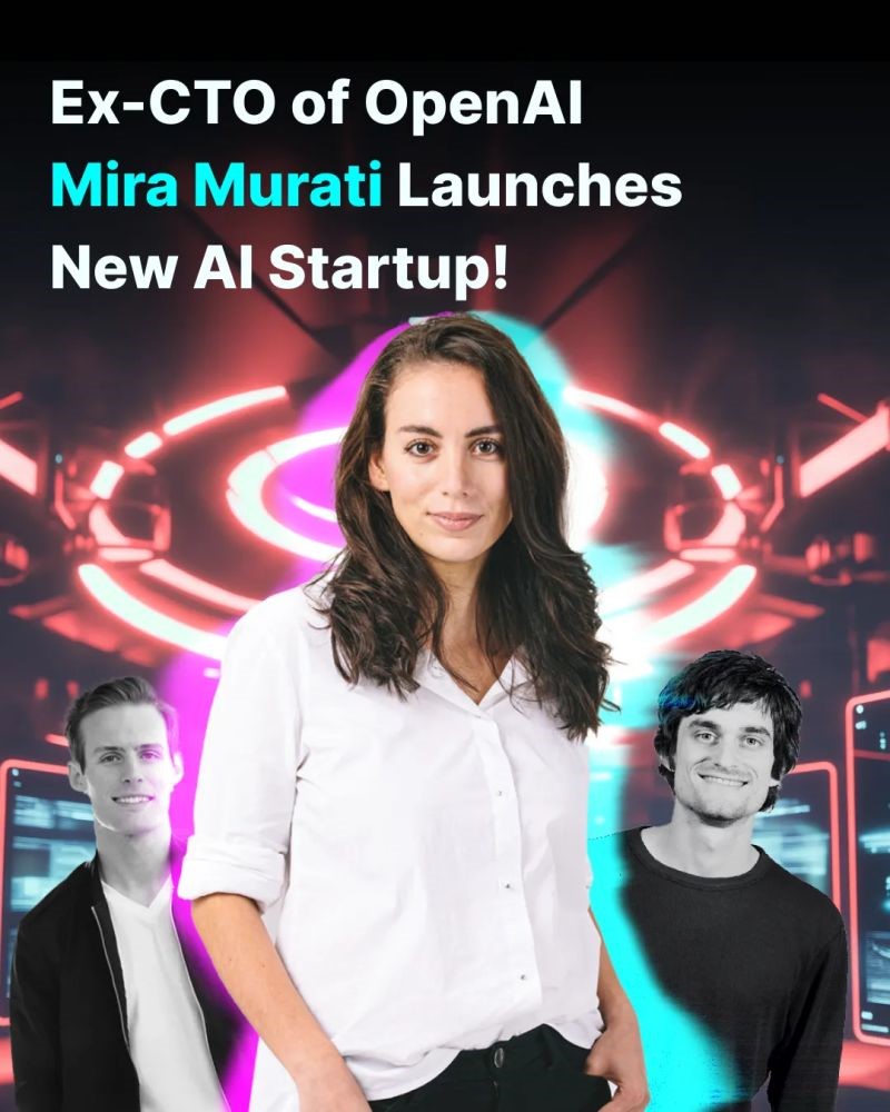 🔥 Ex-CTO of #OpenAI Mira Murati <a href="/miramurati/">Mira Murati</a>  Launches New AI Startup

Mira Murati, the former CTO of OpenAI, is back with a big move! She’s now the CEO of Thinking Machines Lab, a new AI startup focused on building AI that truly works for people’s unique needs—not just another