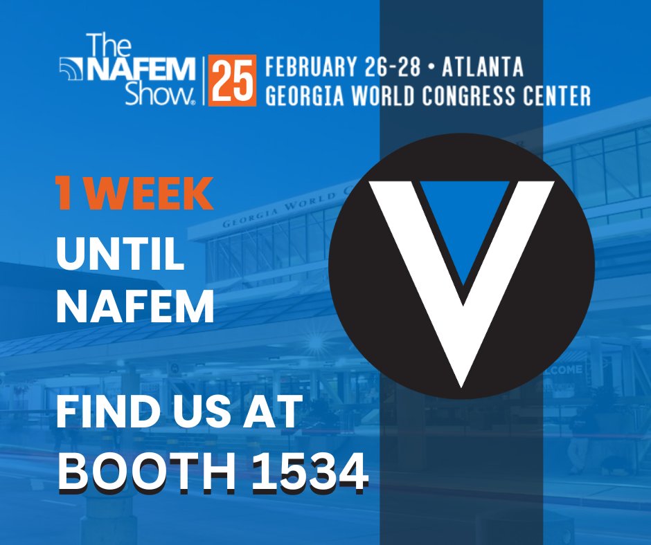 1 WEEK AWAY until #NAFEM2025! Stop by Booth 1534 in Atlanta's Georgia World Congress Center to see all things #VictoryRefrigeration.