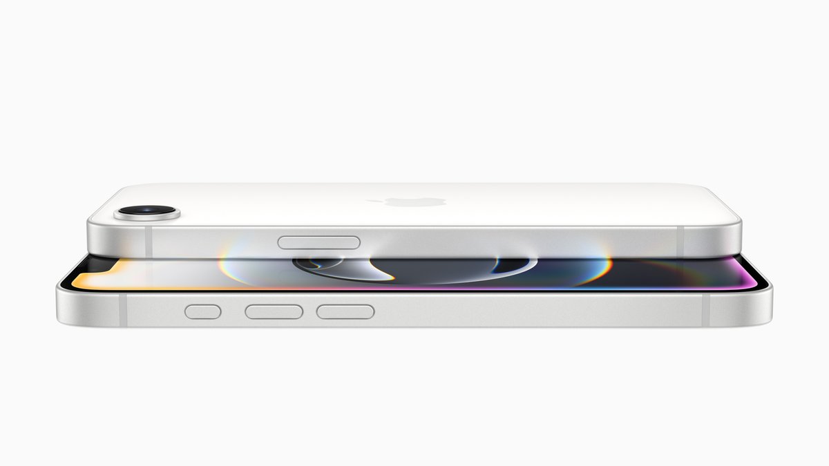mweinbach's tweet image. This is the iPhone 16e!

• 6.1” Super Retina XDR display
• A18 chip with 4-core GPU
• iOS 18, Apple &amp;amp; Visual Intelligence
• 48MP Fusion rear camera (Same as iPhone 16)
• Apple C1 modem 25% more efficient
• Starts at $599 at 128GB

Preorders Friday, Available Feb 28th