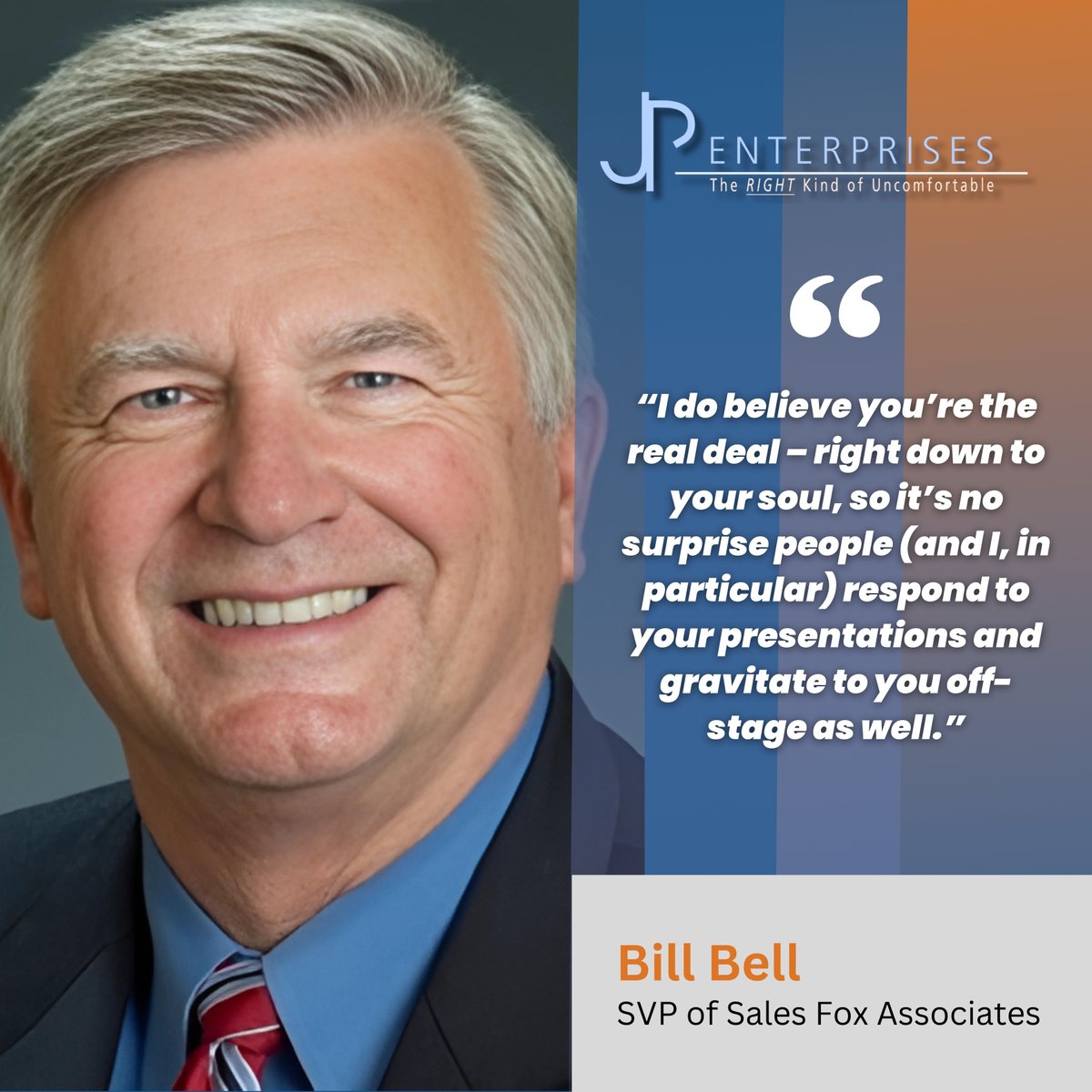 Authenticity that resonates—on and off the stage. Thank you, Bill! 🙌✨

#TheRealDeal #AuthenticLeadership #InspiringConnections