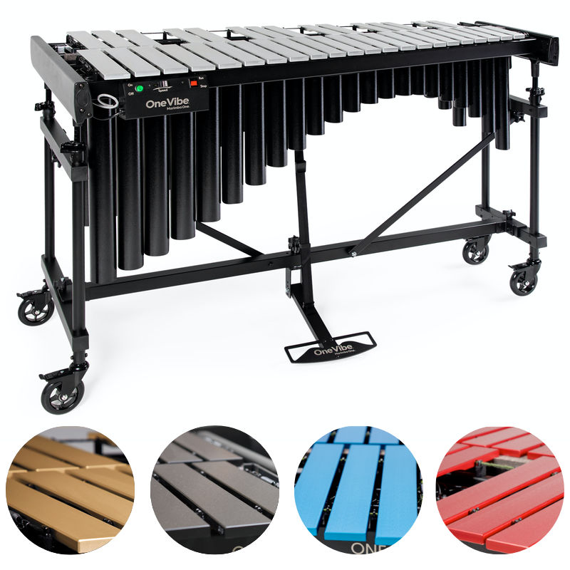 Experience the Marimba One 3.0 Octave One Vibe™—crafted for that classic '70s warmth and resonance.

Available in silver, gold, black, blue, and red bars, with or without a motor.

Proudly designed and built in the USA.

Learn more: l8r.it/mQJ8