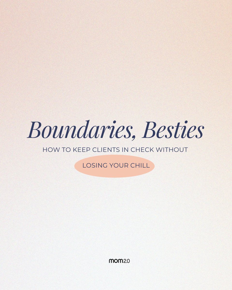 mom2summit's tweet image. Setting boundaries = respect and a happier you. 💪 What’s your #1 boundary as a boss? Let’s talk below! ⬇️ #EntrepreneurLife #WorkLifeBalance #BoundaryBoss