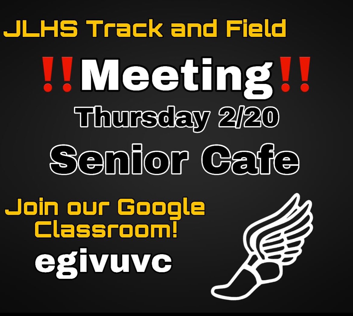 ‼️🚨Those of you that are interested in running outdoor track and field there is MANDATORY meeting THURSDAY 2/20 after school ‼️