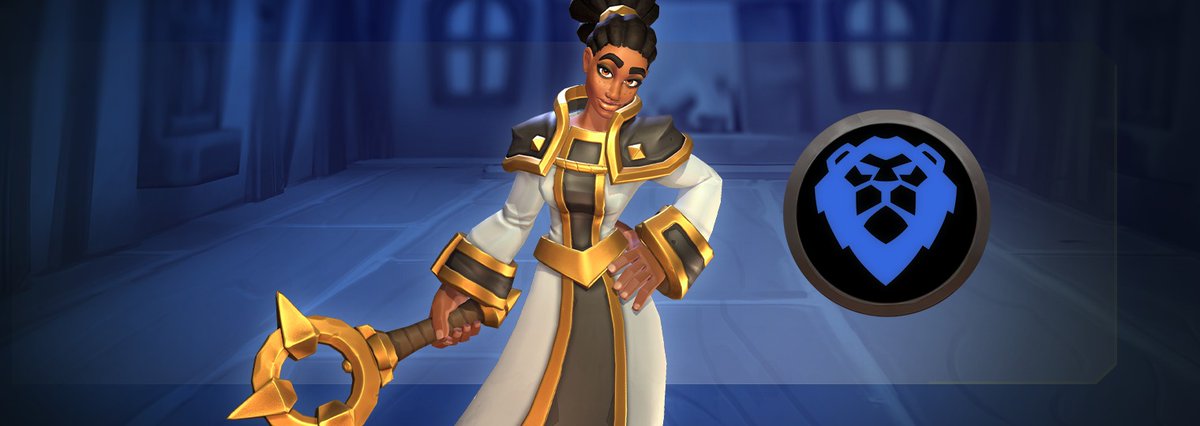 RumbleLATAM's tweet photo. ¡Prepárate para cambiar tu combo favorito de tanque + sanador porque la Sacerdotisa llegará a Rumble! https://t.co/WoqVPgxFYa