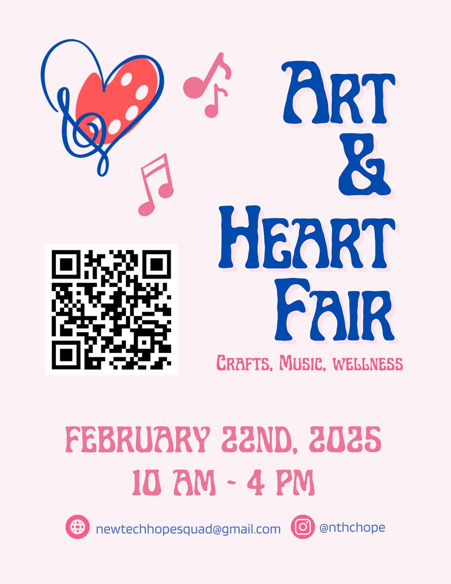 CristyRunyan's tweet photo. Come one, come all!  The Art &amp; Heart Fair is back! Check out the Sound Bath from 11:00 - 11:45 am to see Brooke volunteer!  @nthchope @NewTechCoppell @coppellisd Thanks for your support!!! https://t.co/was9k6B0ff