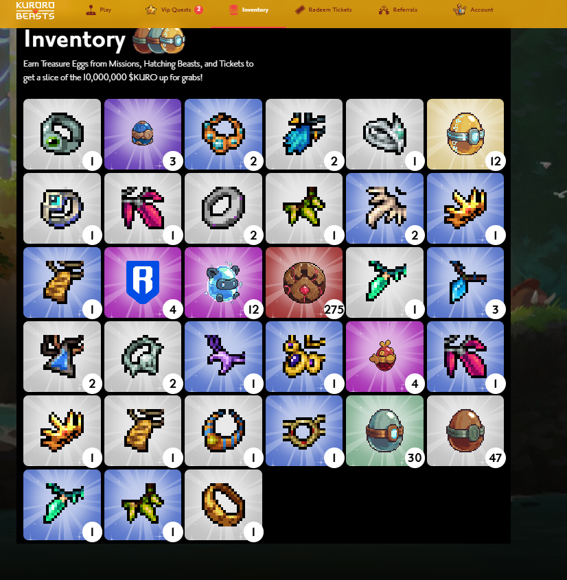 Panda06112002's tweet photo. Completed all that was needed to complete!

Next: Waiting game.

What will happen next? 
Is buying VIP will be worth it?

#KuroroWilds #P2E #Finalday https://t.co/8GCMryn8i3