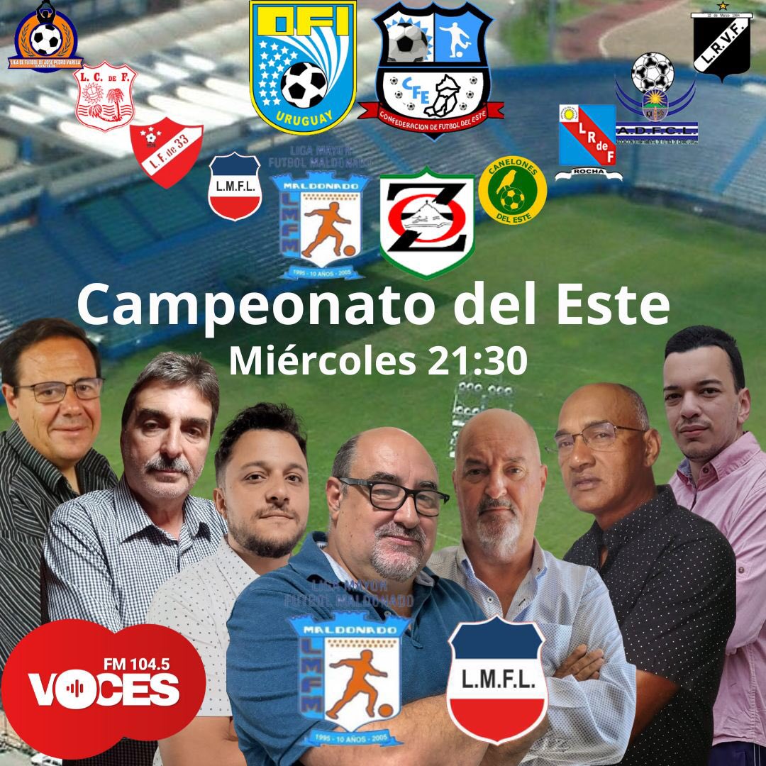 Maldonado vs Lavalleja. Relata <a href="/Paul11anderson/">Paul</a> por <a href="/fm_voces/">FM VOCES 104.5 🇺🇾</a>