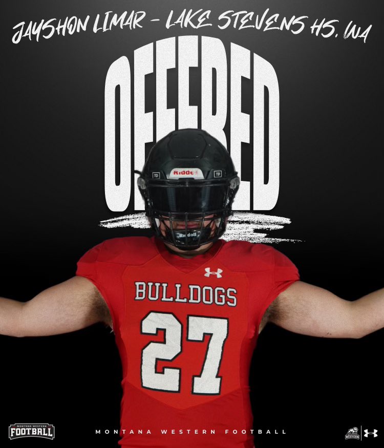 Jayshon Limar (@jayshonlimar) on Twitter photo After a great conversation with <a href="/CoachWant/">Coach Wantland</a> I’m blessed to receive an official offer from University of Montana Western. <a href="/UMWFootball/">University of Montana Western Football</a> <a href="/BrandonHuffman/">Brandon Huffman</a> <a href="/LSHSVikingsFTB/">Lake Stevens HS Football</a> After a great conversation with <a href="/CoachWant/">Coach Wantland</a> I’m blessed to receive an official offer from University of Montana Western. <a href="/UMWFootball/">University of Montana Western Football</a> <a href="/BrandonHuffman/">Brandon Huffman</a> <a href="/LSHSVikingsFTB/">Lake Stevens HS Football</a>