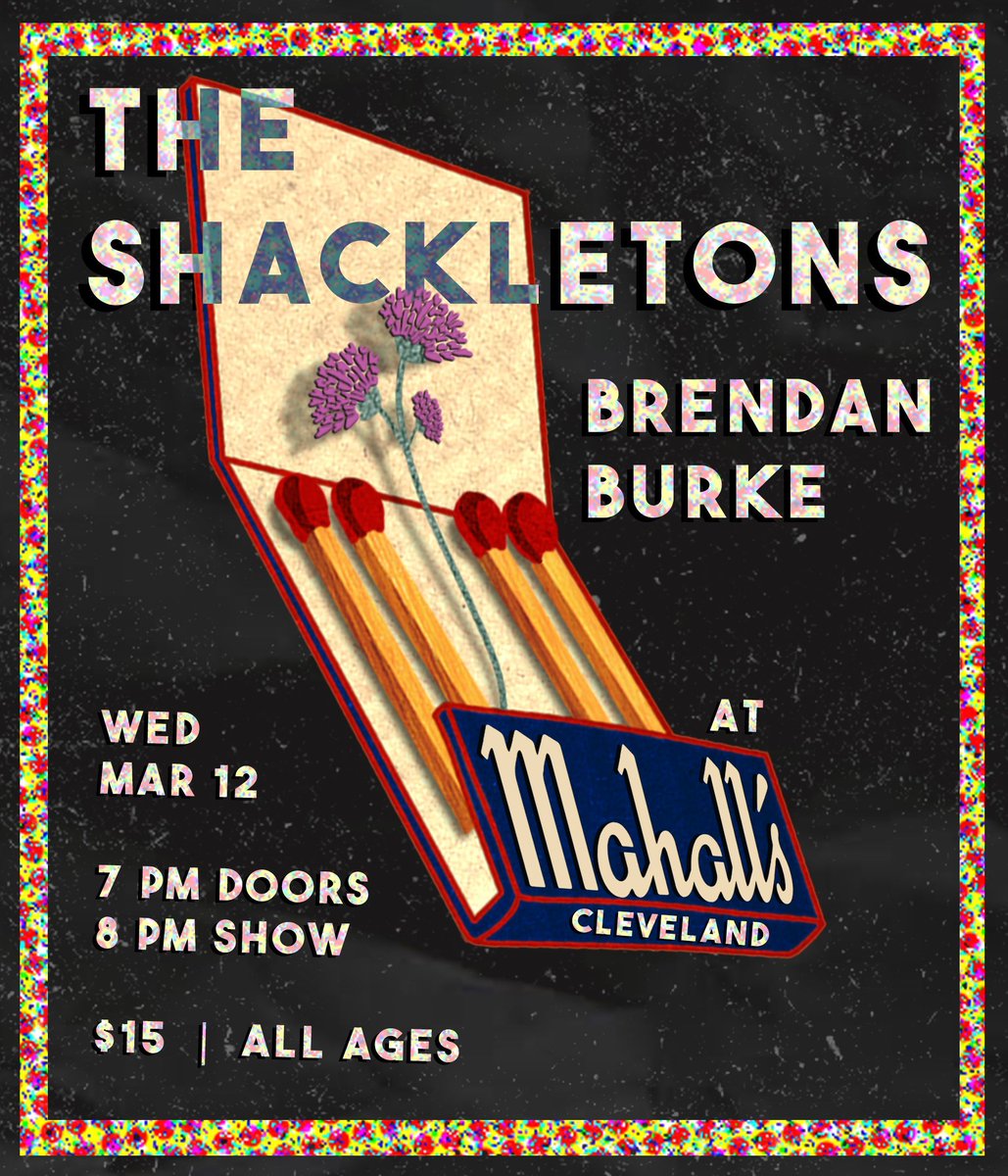 🚐 SHAX 2 GO!🚐 

🌀 MAR 5 - ORTLIEB'S PHILLY
+ The Tisburys, The No Good Crowd

💥 MAR 6 - THE COBRA CLUB NYC
+ The Richlands

💫MAR 7 - UMASS SALT AMHERST

❇️MAR 12 - MAHALL'S CLEVELAND
+ Brendan Burke

⚡MAR 13 - ACE OF CUPS COLUMBUS
supporting @TheDirtyNil

🤘 SEE U THERE!