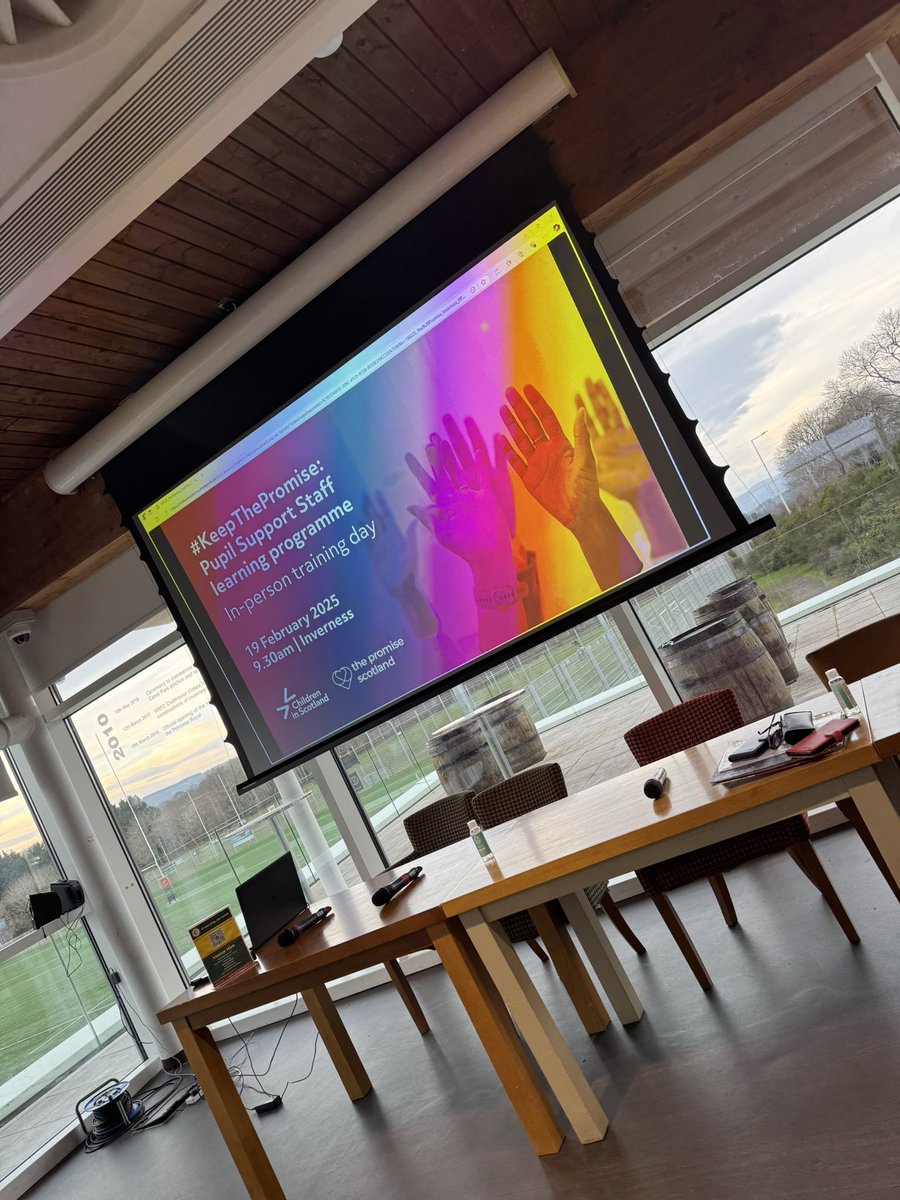 Beth_A_Mcdowall's tweet photo. Fabulous day in #Inverness @ #ChildrenInScotland’s #KeepThePromise for school support staff. Great atmosphere
Thank you for having me as your keynote, so nice to hear what I said resonated.
We need to hold the hands of those who hold the hands of 🏴’s children @Includem2000 https://t.co/yH2jttIlOf
