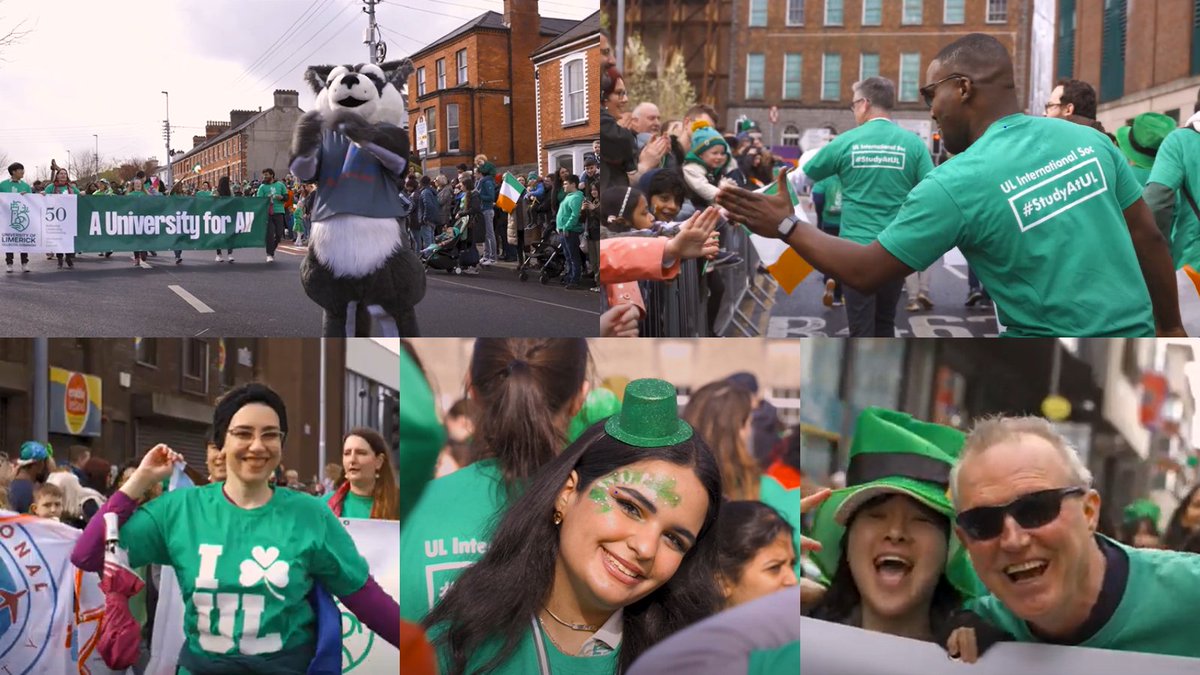 UL graduates, join us for the St. Patrick’s Day Parade!
Walk with fellow alumni, students &amp; staff in Limerick’s biggest Community Cultural Event, then celebrate at the After-party with music, dance &amp; refreshments! More details and registration: ul.ie/ul-alumni/news…