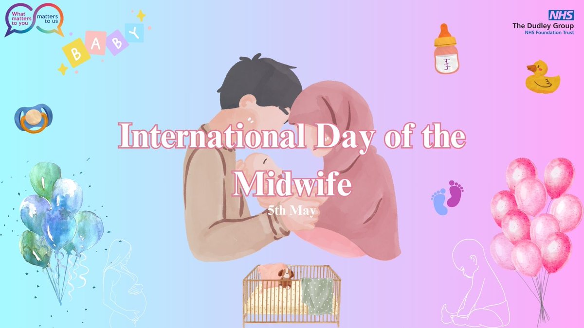 Patient Experience (DGFT) (@dgft_ptex) on Twitter photo It is International Day of the Midwife!πΆ
A day to celebrate midwives and showcase key stories from your nursing workforce in the organisation.
<a href="/jillfaulkner65/">Jill Faulkner</a> <a href="/Dudley_SWBCEO/">Diane Wake π</a> @MataMorris_SK <a href="/DudleyGroupNHS/">The Dudley Group</a> It is International Day of the Midwife!πΆ
A day to celebrate midwives and showcase key stories from your nursing workforce in the organisation.
<a href="/jillfaulkner65/">Jill Faulkner</a> <a href="/Dudley_SWBCEO/">Diane Wake π</a> @MataMorris_SK <a href="/DudleyGroupNHS/">The Dudley Group</a>