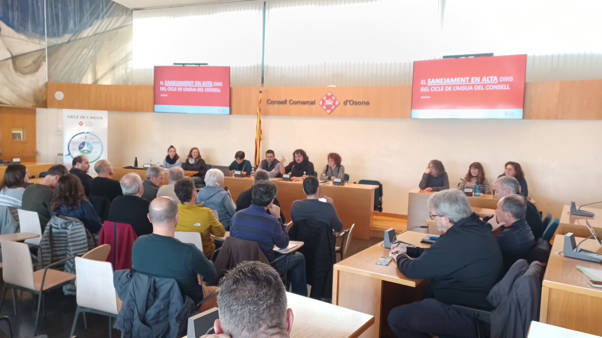 💦  Comencem la primera comissió de sanejament de l'aigua dins el cicle de l'aigua que gestiona el <a href="/ConsellOsona/">Consell Comarcal d’Osona</a> 

Expliquem als municipis com es gestionen les EDAR, d’on prové el finançament i les inversions de noves actuacions.