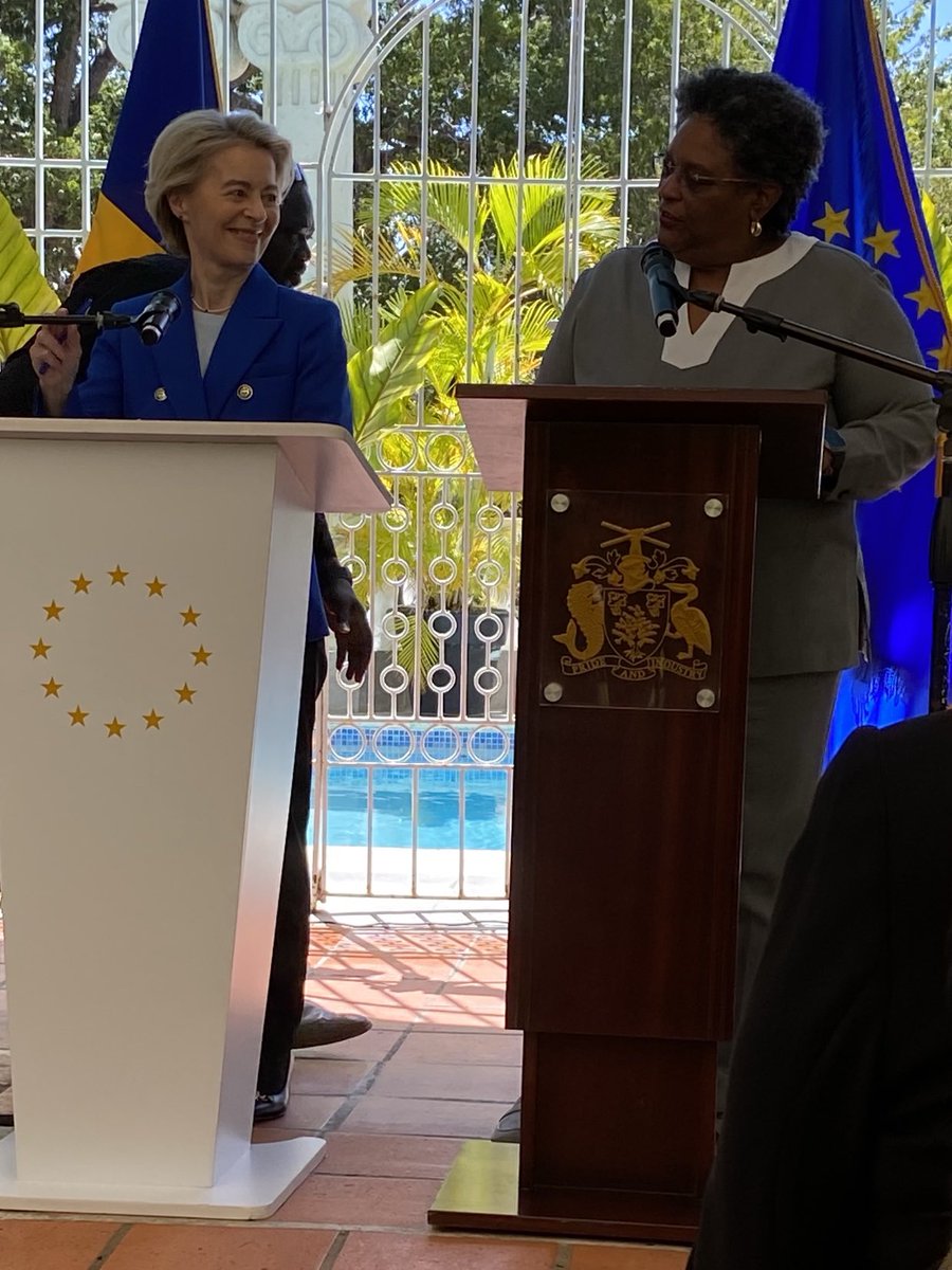 European Union and Barbados growing closer ⁦<a href="/EUinBarbados/">EUinBarbados</a>⁩ ⁦<a href="/FinlandinCarib/">Finland in the Caribbean</a>⁩