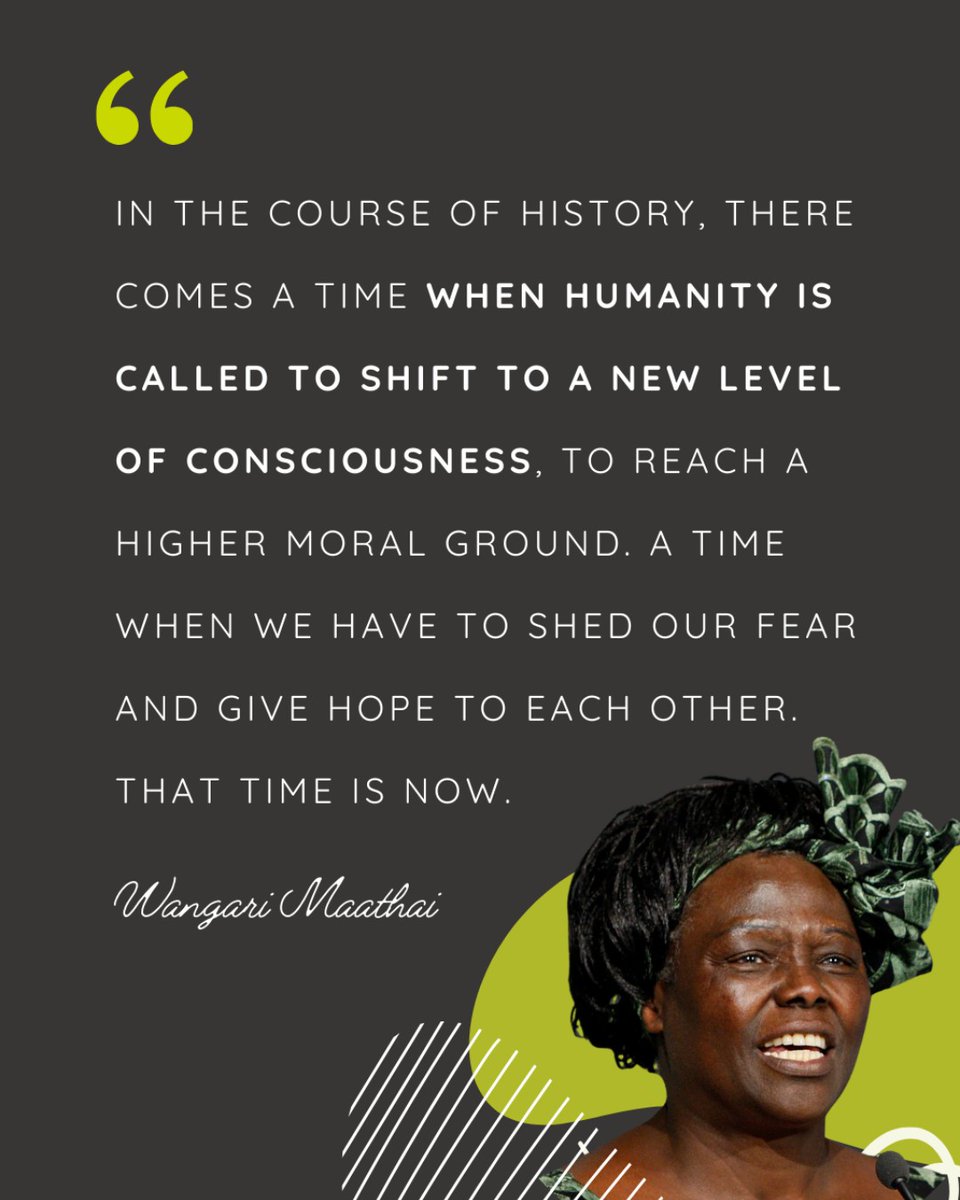 Gaza. Sudan. Ukraine. DRC. Haiti. Afghanistan.

As wars rage and violence spreads, women are the first to lose their homes, their rights, their lives. Wangari Maathai’s words are more urgent than ever. How much more suffering will it take for the world to wake up?