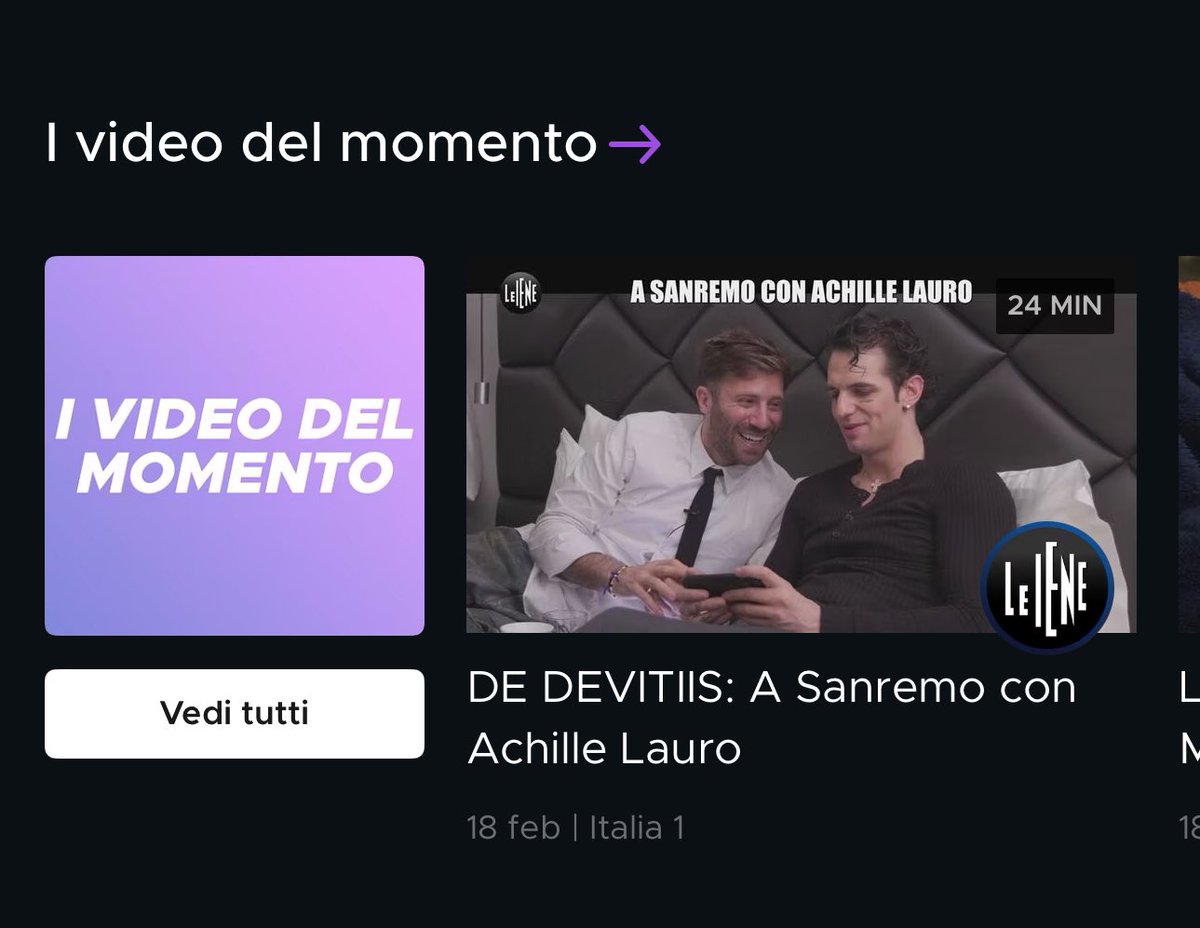 Annafede24's tweet photo. Il video più visto su Mediaset Play?
Eccolo #Leiene https://t.co/m0u1KXGzBS