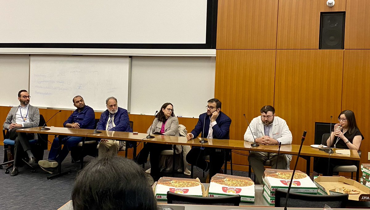 Ebby Goggins (@kidneygirlebby) on Twitter photo First Nephrology and Transplant Interest group meeting was a success! Look at this incredible line up for our faculty panel 🤩🫘🤩 Thanks to all those who joined!
Nothing like getting more students excited about nephrology
<a href="/UVANeph/">UVA Nephrology</a> <a href="/virmani_sar/">Sarthak Virmani</a> <a href="/UvaDOM/">UVA Department of Medicine</a> <a href="/MedicineUVA/">UVA School of Medicine</a> First Nephrology and Transplant Interest group meeting was a success! Look at this incredible line up for our faculty panel 🤩🫘🤩 Thanks to all those who joined!
Nothing like getting more students excited about nephrology
<a href="/UVANeph/">UVA Nephrology</a> <a href="/virmani_sar/">Sarthak Virmani</a> <a href="/UvaDOM/">UVA Department of Medicine</a> <a href="/MedicineUVA/">UVA School of Medicine</a>