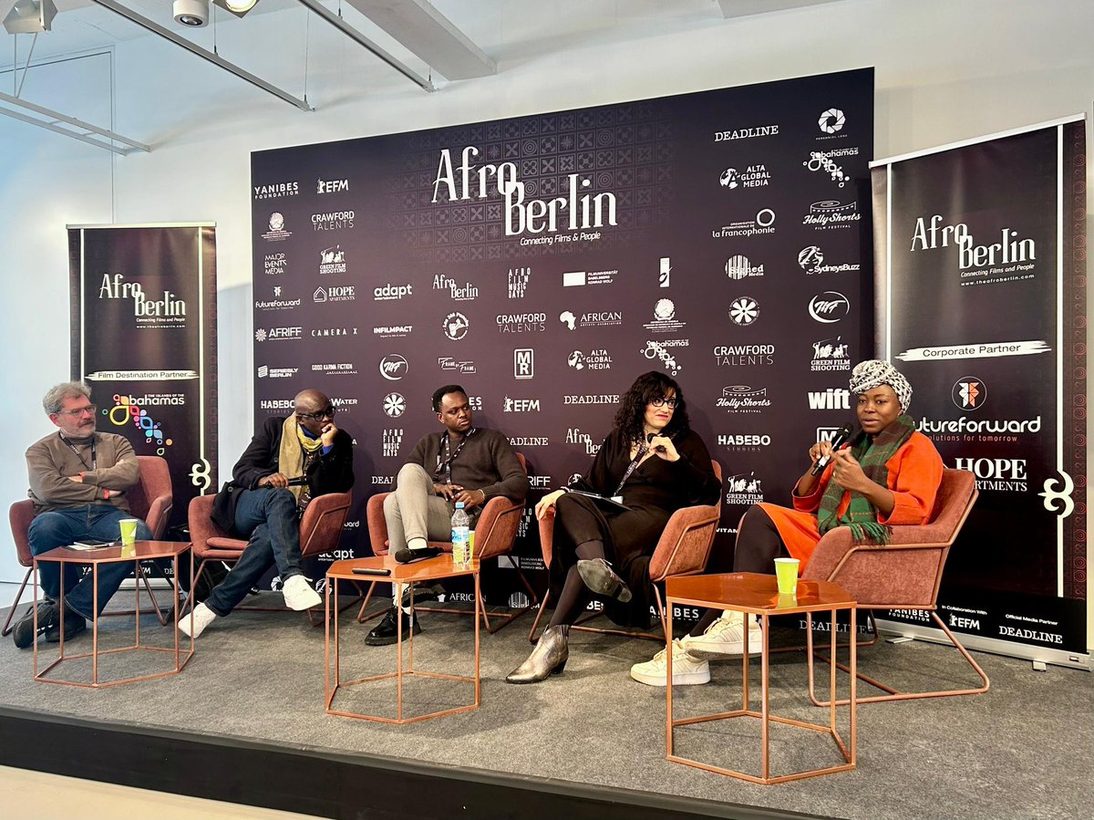 Our director <a href="/Mbabazi_Shara/">MBABAZI Sharangabo P. A.</a> had the opportunity of sharing the stage with African Filmmakers at AfroBerlin discussing Government Support of the film industry! 🤩🎬🇷🇼