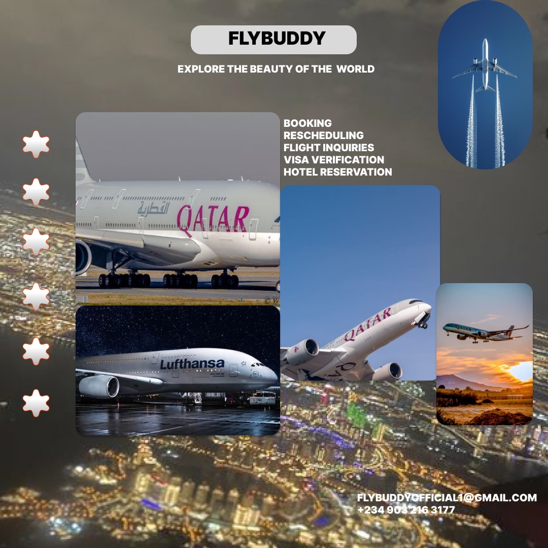 blarkdov's tweet image. For your flight bookings, reservation, rescheduling #flyaero #airpeace #valuejet #ibomair #arik #ranoair #ngeagle #Budget2025 #HOPE_ON_THE_STAGE_TOUR #unitednigeriaairline #luftansa #unitedairline #QatarAirways #airfrance #