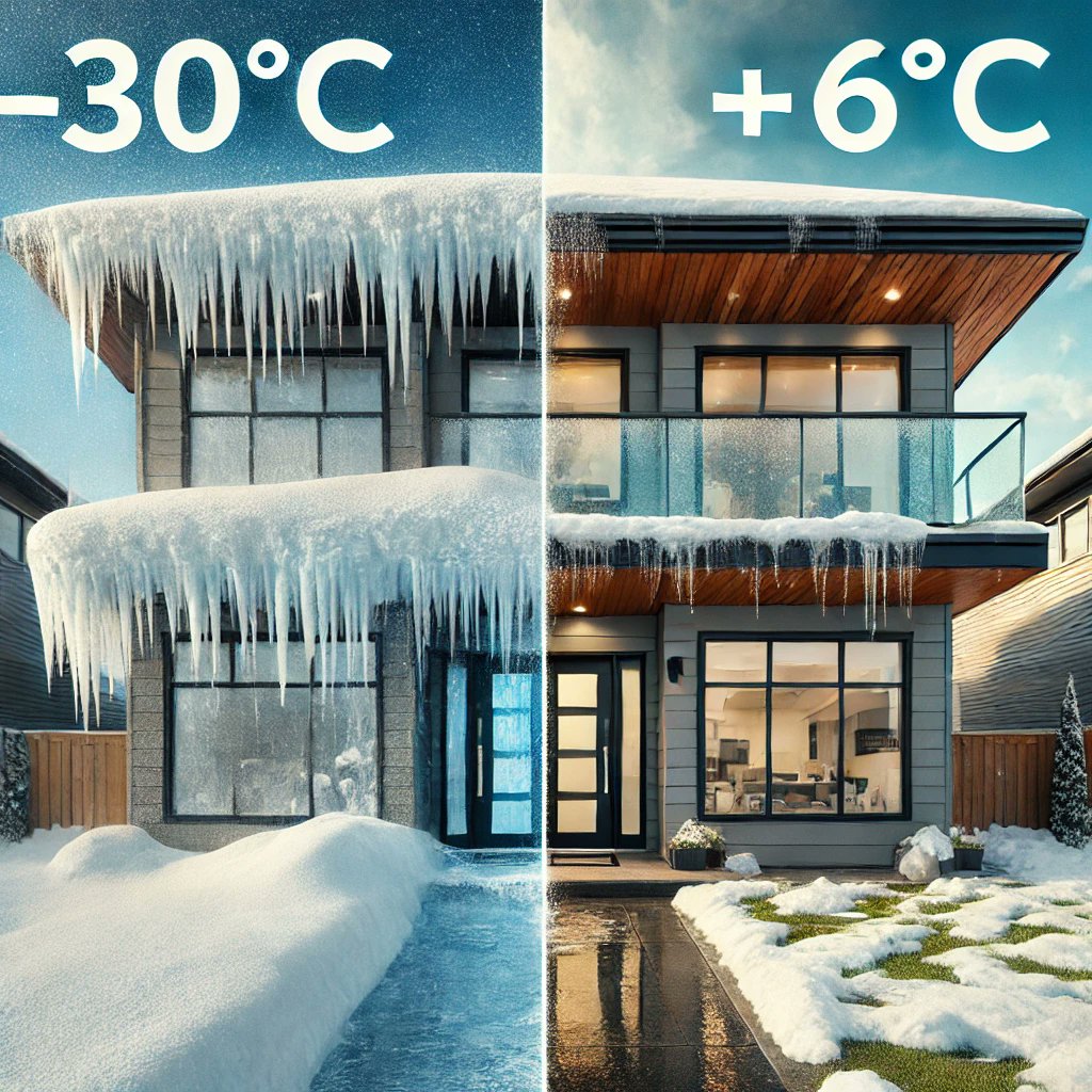 🌡️ Alberta Weather Strikes Again!🌡️ 

Alberta’s temperature swings can be wild! But did you know these drastic changes can have a big impact on your home? 

instagram.com/p/DGQrJFbNblI/…

#AlbertaWeather #NewHomeCare #BeaconHomes #BuiltForTheElements

builtbybeacon.com