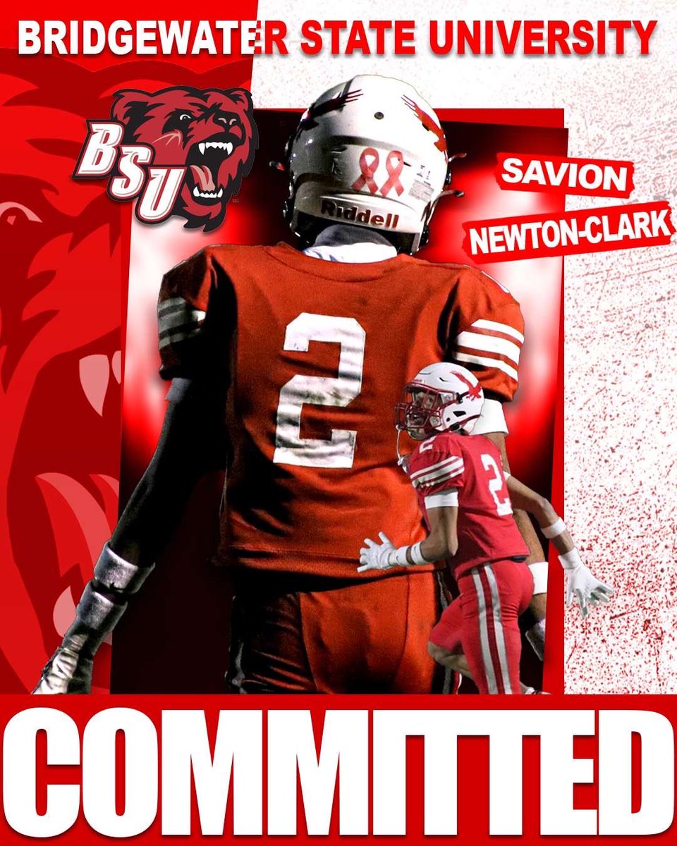 Savion Newton-Clark (@savion2213) on Twitter photo I am extremely excited to announce that I will be committing to Bridgewater State University! I want to thank God,My Family, Friends and Coaches for supporting Me throughout these last four years.Canβt wait to get started!GO BEARS!! π» <a href="/CoachZattaway/">Zac Attaway</a> <a href="/BSU_Football_/">BSU Football</a> <a href="/JosephVerria/">Joseph Verria</a> I am extremely excited to announce that I will be committing to Bridgewater State University! I want to thank God,My Family, Friends and Coaches for supporting Me throughout these last four years.Canβt wait to get started!GO BEARS!! π» <a href="/CoachZattaway/">Zac Attaway</a> <a href="/BSU_Football_/">BSU Football</a> <a href="/JosephVerria/">Joseph Verria</a>