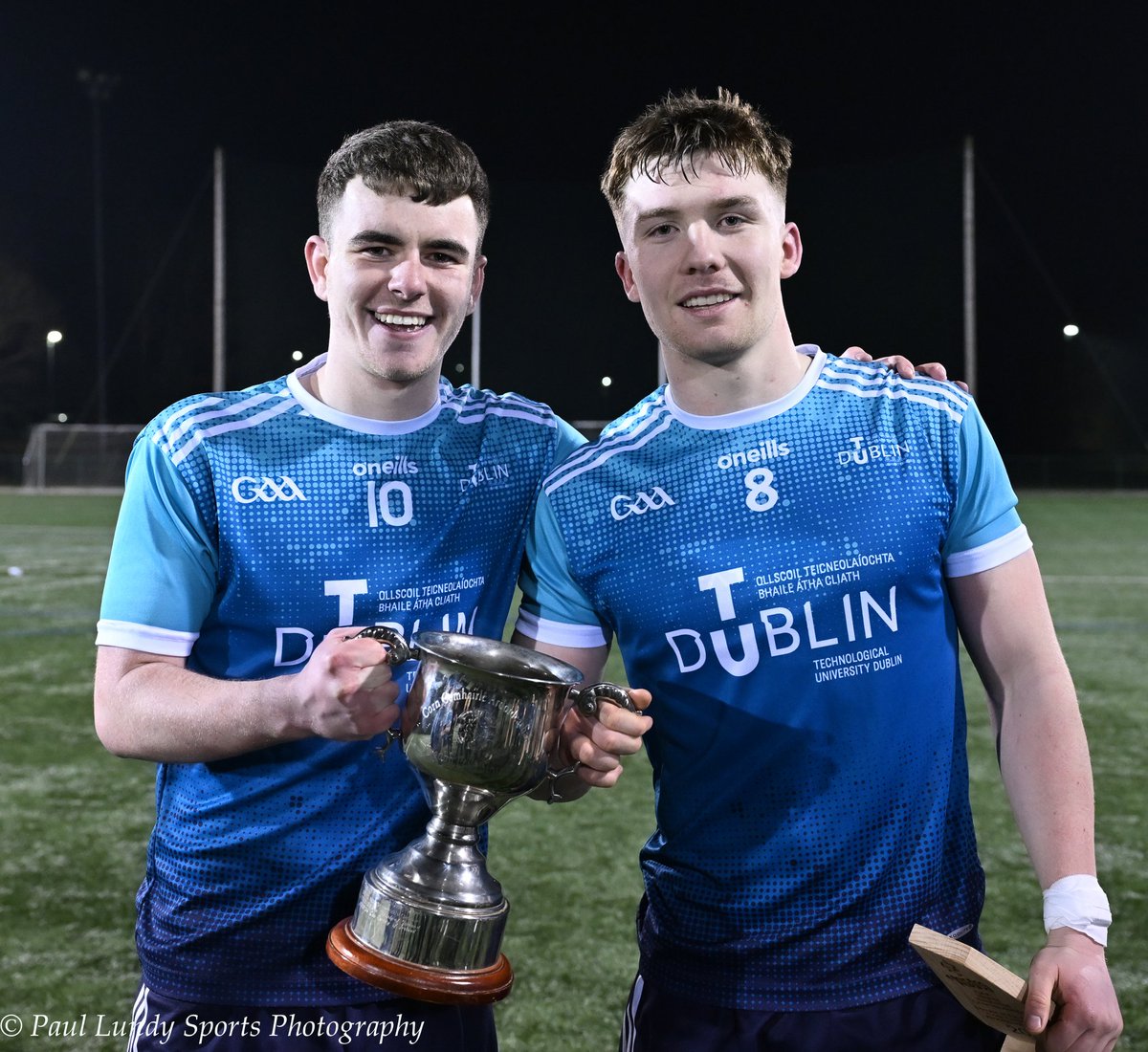 TUDublinCCGAA's tweet photo. Huge congratulations to our Blanchardstown Men's football team who overcame The Law School last night to win the Corn CA Cup in UCD. 

Well done to players &amp; management on a fantastic achievement! 

📸 - @Lpj9Lundy https://t.co/SfOSbLGkun