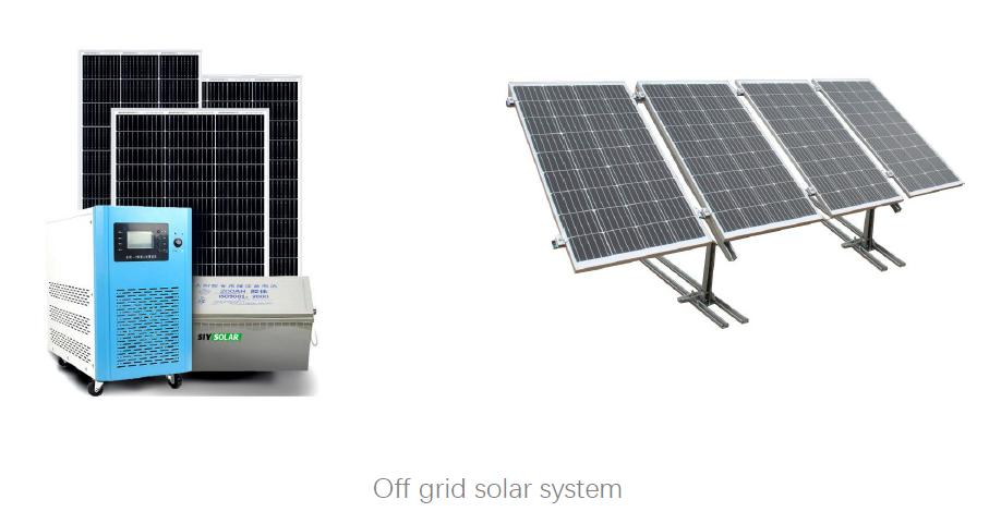 The solar home photovoltaic power generation system consists of solar panels, batteries, photovoltaic brackets, inverters, and controllers. The capacity supports 1kW100kW and can be customized as needed.
