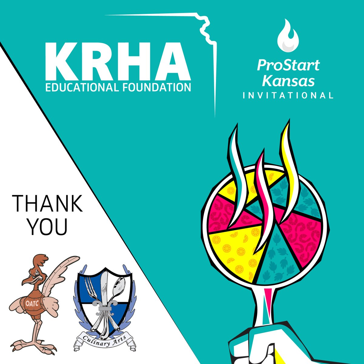 KSRestaurant's tweet image. Thank you @OATCRoadrunners for committing to another year of competition at the ProStart Kansas Invitational. #MadeinProStart #RoadtoNPSI #NPSI2025