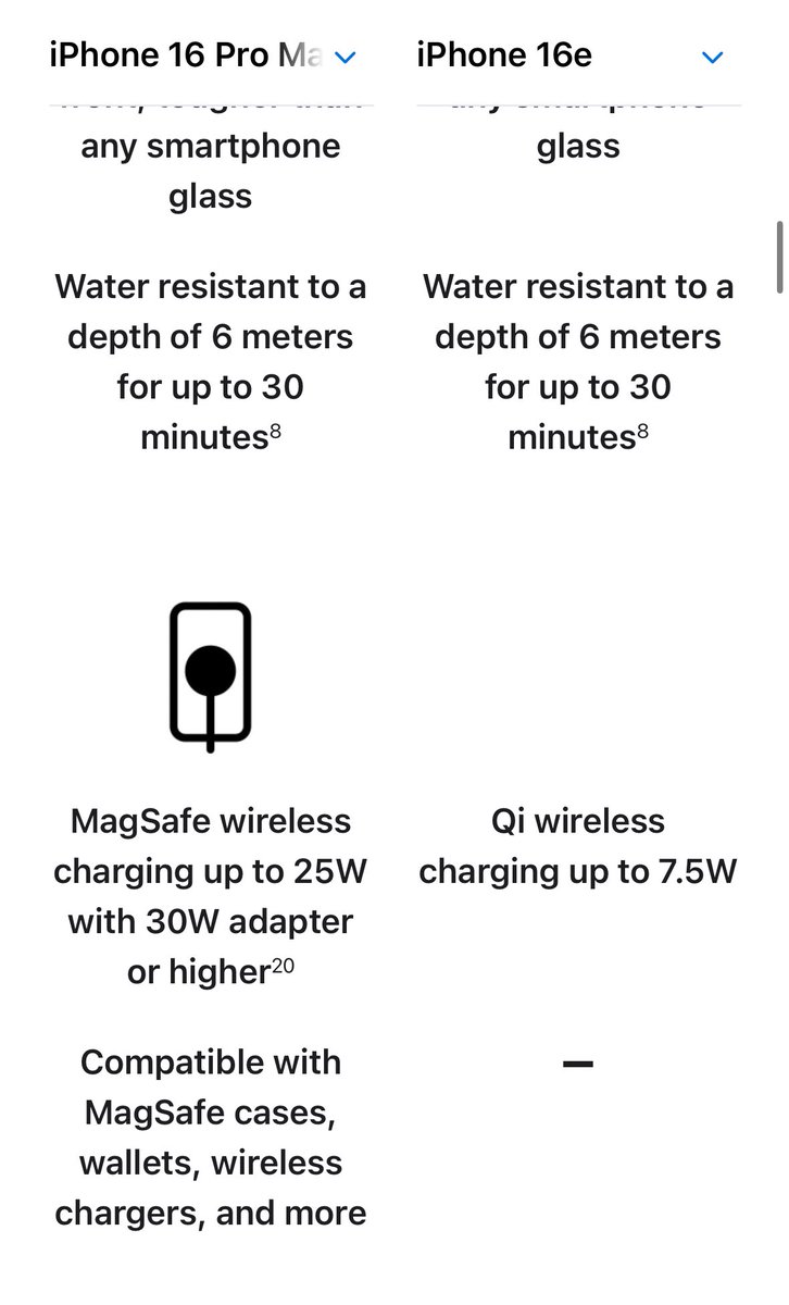 Wait does the iPhone 16E NOT have MagSafe…. #AppleLaunch