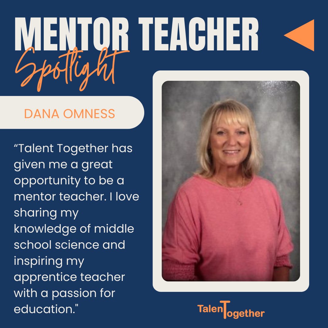 Today we're highlighting an outstanding Mentor Teacher at Wayland Union Middle School, Dana Omness. We are grateful for her leadership, guidance, and passion for sharing her knowledge with future educators. Thank you, Dana! #MichiganEducators #MichiganTeachers