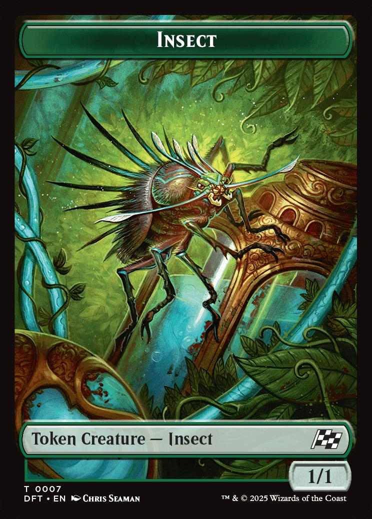 Fun new Insect Token for #MTGAetherdrift Original available.

Insect Token
Acrylic on board
*Wizards of the Coast

*(Sketches shared with permission from Wizards of the Coast)