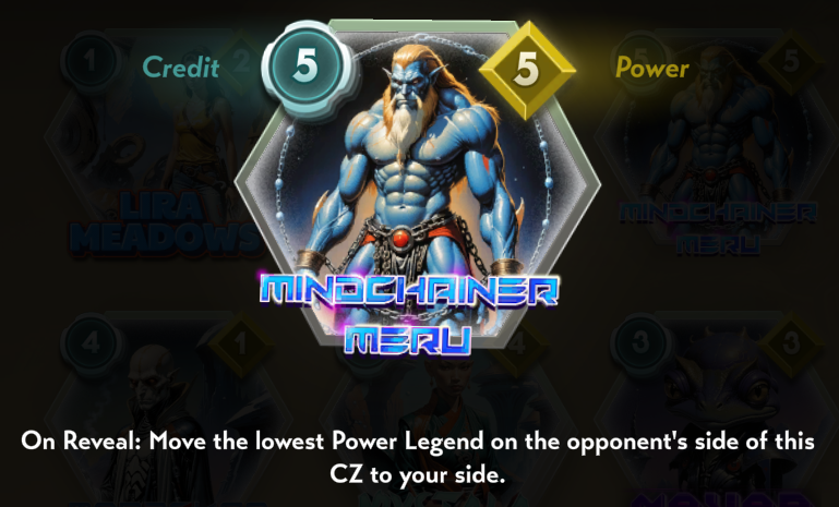 intsiong's tweet photo. @DarOpenNetwork My favorite is MindChainer Meru! This legend has carried me to countless victories with insane outplays and strategic dominance! https://t.co/ne1KDdtL9U