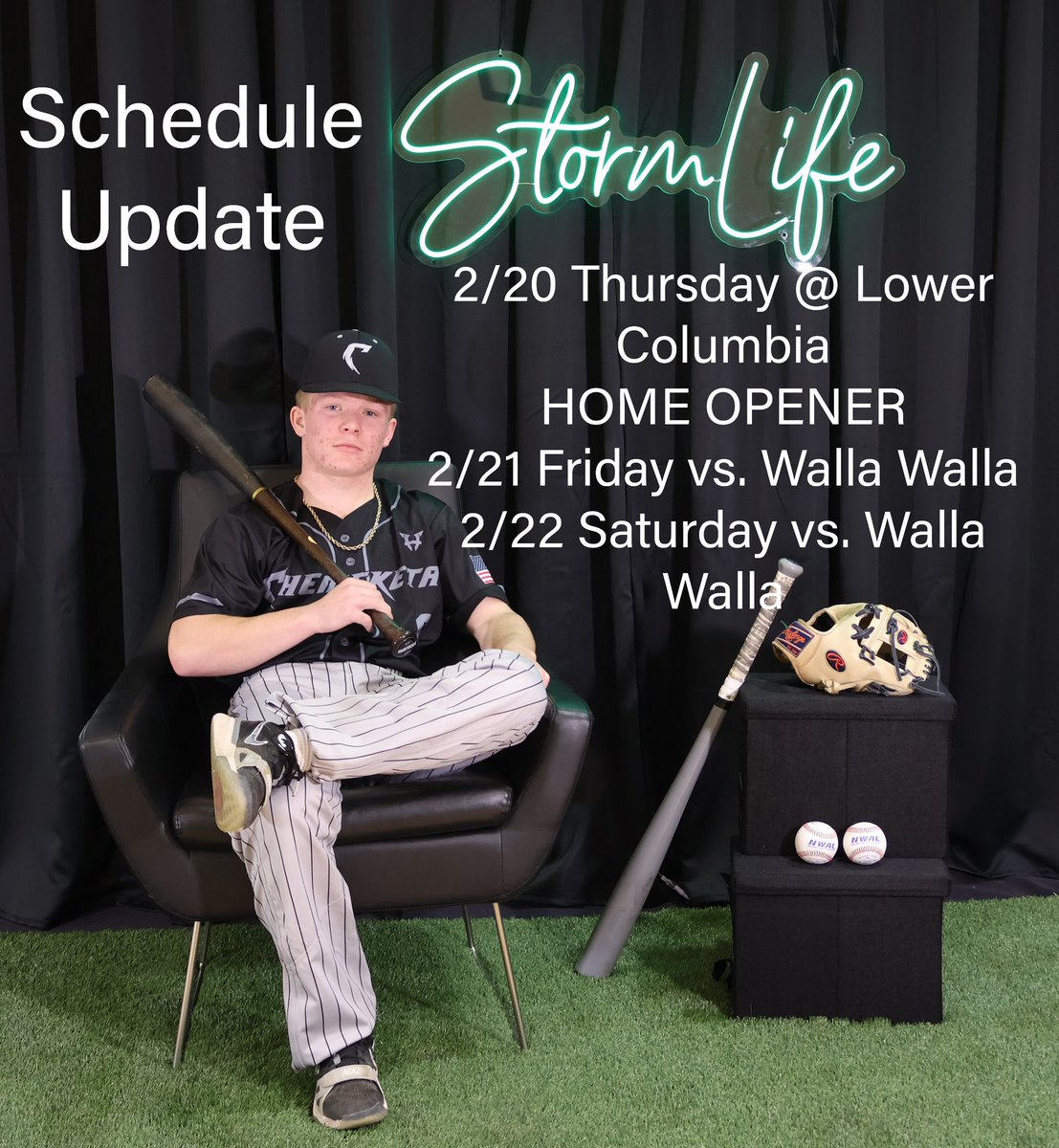 Schedule Update for games this week, excited to get going! #RollStorm🌩️
