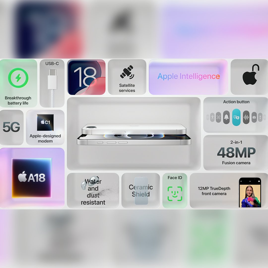 doto.com.mx (@dotomx) on Twitter photo ๐๐ ๐๐๐๐๐๐ ๐๐๐ ๐๐ ๐๐
๐๐๐๐๐ โจโจโจ
Amanecimos con lanzamiento de apple y finalmente tenemos de regreso la ๐น๐ถ๐ป๐ฒ๐ฎ ๐ฆ๐ aunque esta vez bajo el nombre iPhone 16E y estas son sus principales specs ๐ฅต
โก Procesador A18
๐ก Apple Intelligence
๐ USB-C
๐ฑ ๐๐ ๐๐๐๐๐๐ ๐๐๐ ๐๐ ๐๐
๐๐๐๐๐ โจโจโจ
Amanecimos con lanzamiento de apple y finalmente tenemos de regreso la ๐น๐ถ๐ป๐ฒ๐ฎ ๐ฆ๐ aunque esta vez bajo el nombre iPhone 16E y estas son sus principales specs ๐ฅต
โก Procesador A18
๐ก Apple Intelligence
๐ USB-C
๐ฑ