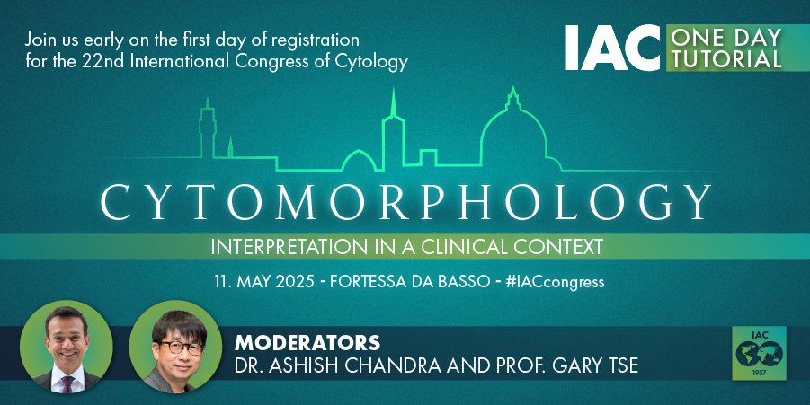 International Academy Cytology (@iacytology) on Twitter photo Have you already made your travel plans for the #IACcongress? If not, arrive 1 day early on 10 May; otherwise, you'll miss the IAC One-Day Tutorial on #Cytomorphology, including <a href="/sza_jhcyto/">Syed Z. Ali</a>'s presentation on Thyroid cytology-iac.org/iac-pre-congre… Have you already made your travel plans for the #IACcongress? If not, arrive 1 day early on 10 May; otherwise, you'll miss the IAC One-Day Tutorial on #Cytomorphology, including <a href="/sza_jhcyto/">Syed Z. Ali</a>'s presentation on Thyroid cytology-iac.org/iac-pre-congre…