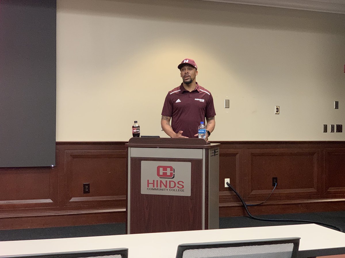 Chris Jones is formally introduced as the next football coach at Hinds Community College!