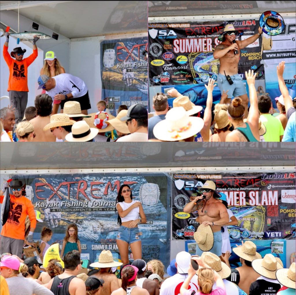 _EKFT's tweet image. The highly anticipated 2025 EKFT, Summer Slam Series in #pompanobeach is taking place June 7th &amp;amp; August 9th.. 
⛺️ Become a vendor or sponsor, DM us. #summerslamseries #exoticbassroundup #kayakfishing #events #beachevent