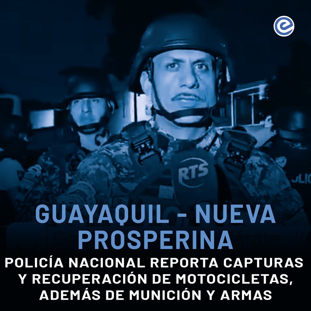 ecuadoraldia365's tweet photo. 🔵 Golpe a la delincuencia en Nueva Prosperina: Durante el operativo #Apolo7, varias personas fueron aprehendidas por distintos delitos, además se decomisaron armas de fuego y se recuperaron motocicletas. https://t.co/M0dhudbD6r