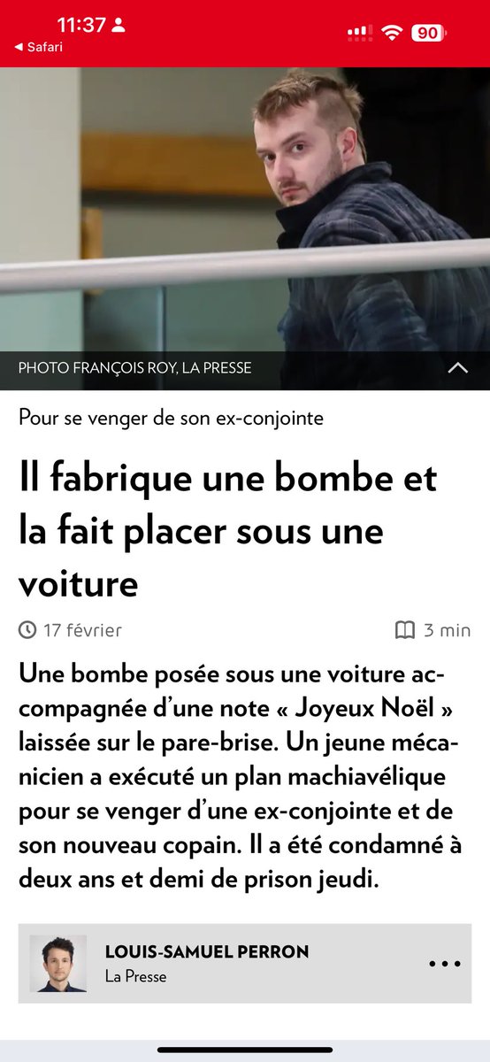 _lmeyer_'s tweet image. Une bombe salle posée sous une voiture à Laval. Du jamais vu ici. Et ça fait pas de bruits dans aucun des médias de Québecor. Les @mbockcote et @sophiedurocher n’ont pipé mots. C’est peut-être le nom et l’origine du coupable qui est en cause?!