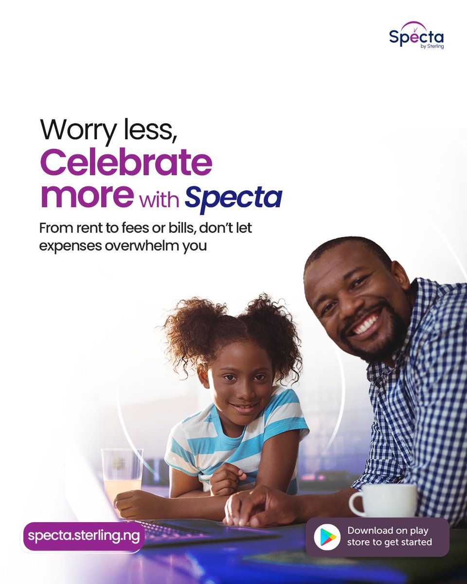 MySpecta's tweet photo. What's that one expense that always stresses you out? 🤔

Be it Rent, School fees or Bills. Don't let it ruin your day!

Specta can help. Get a quick loan and worry less.

#Specta #loans https://t.co/TJd5FvNxhH