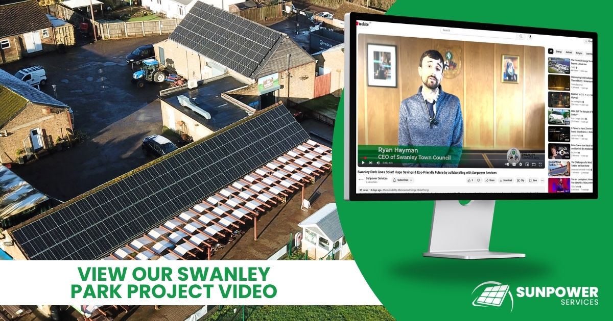 sunpowerserv's tweet image. Our latest YouTube video features CEO Ryan Hayman of Swanley Town Council, sharing how we teamed up for the solar panel installation at Swanley Park. View the full video here: buff.ly/41nsE40  #swanleypark #kentbusiness #solarpanelinstallation