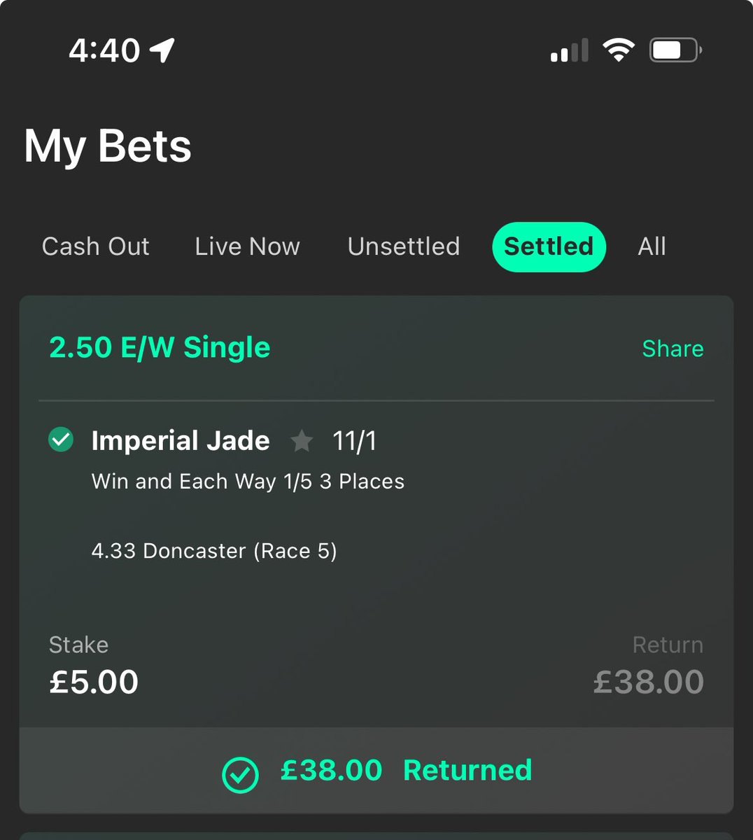 bradacko06's tweet photo. @TRacingTipster @DoncasterRaces Giddy up 😍 https://t.co/uLu9xZdNR8