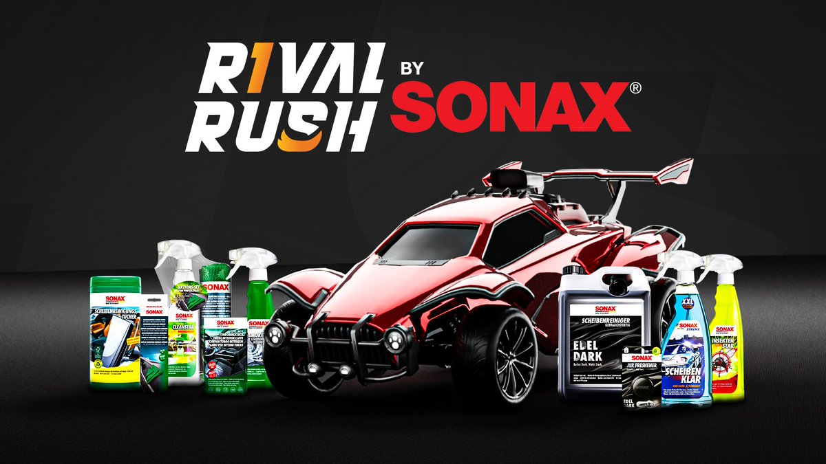 Klarer Durchblick, glänzende Plays! 🚀✨

Herzlich Willkommen an unseren neuen Presenting Partner Sonax! 

Sonax ist neuer Hauptsponsor von Rival Rush – und wir feiern das mit einem cleanen Gewinnspiel! 🏎️🔥

Schnapp dir ein exklusives Sonax Pflegepaketen und bring nicht nur dein