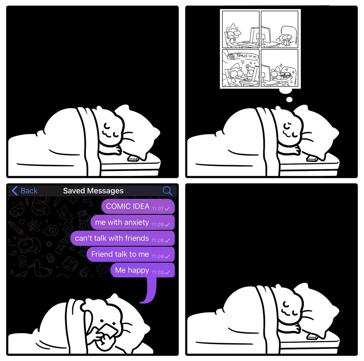 anyways this is how I usually get the comic ideas