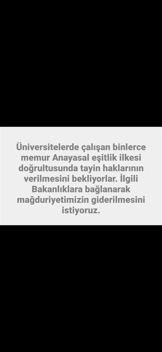 #UnvMemurBakanlgaGecsin