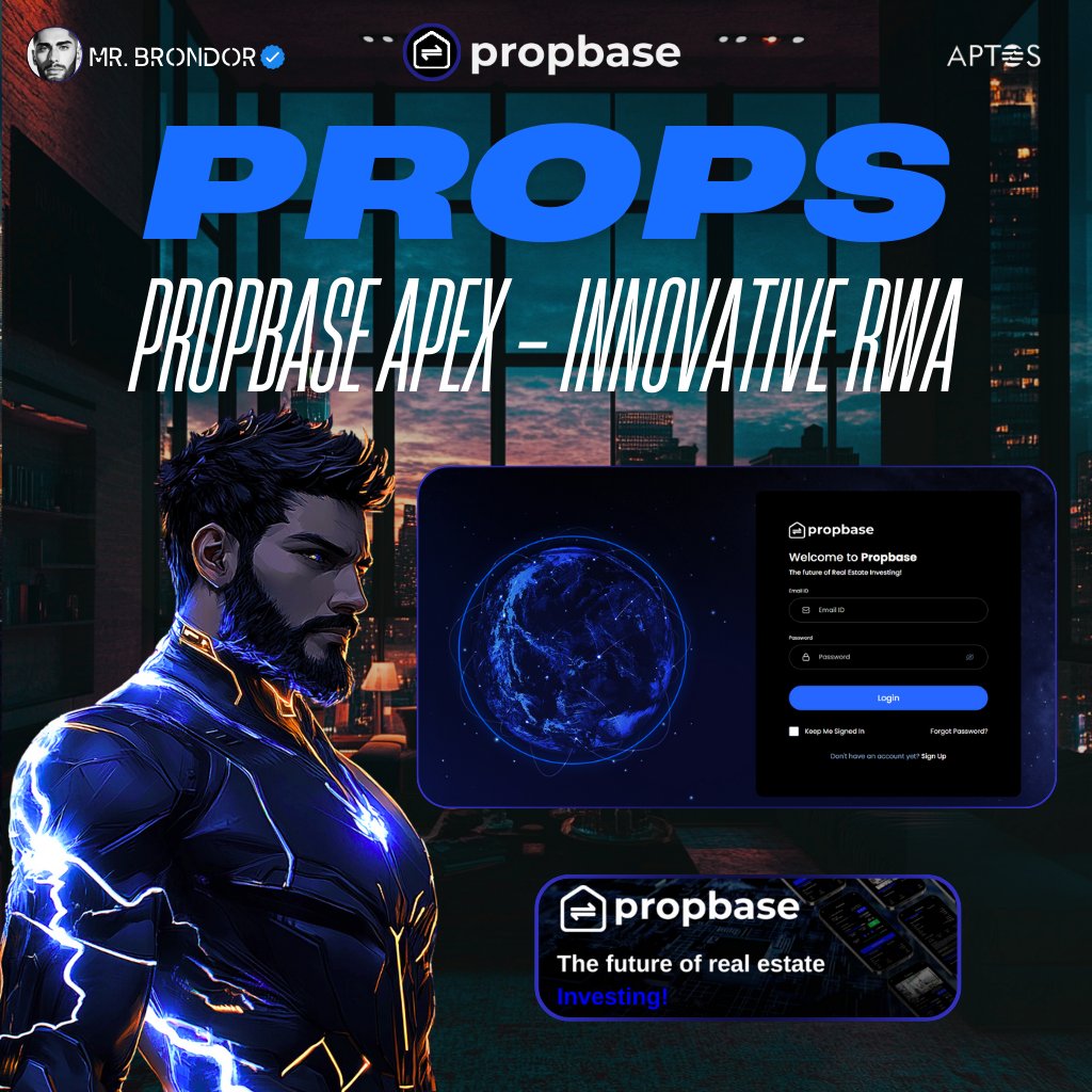 $PROPS PROPBASE APEX EXPLAINED – The Future of Real Estate Investing.

Making real estate liquid, accessible, and effortless.

A 🧵 (Like &amp; RT)