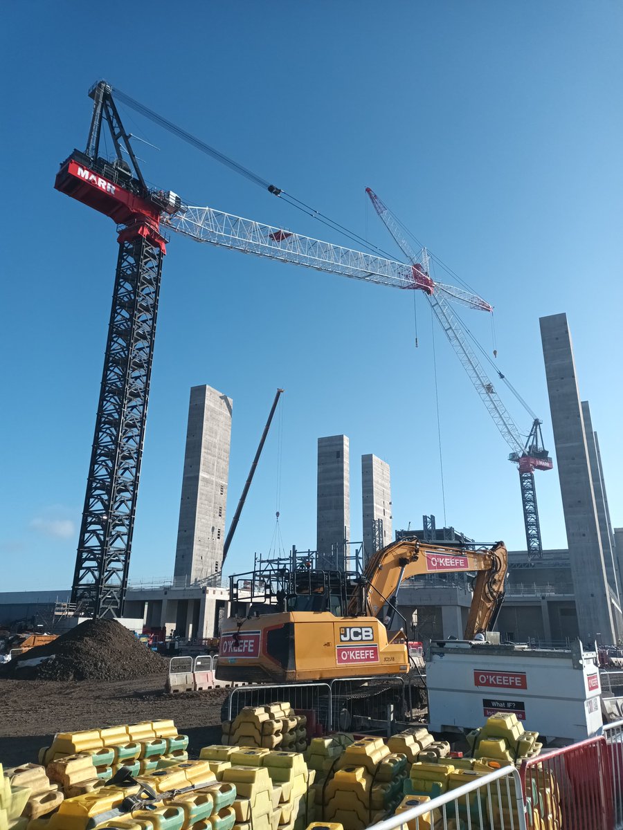 Assembly of a second mechanical tower crane at the EcoPark is complete, further enabling #NLHPP construction works. The second Marr crane will support ongoing steel erection and future installation of the turbine and air-cooling condensers.

About NLHPP: bit.ly/3U4Pf27