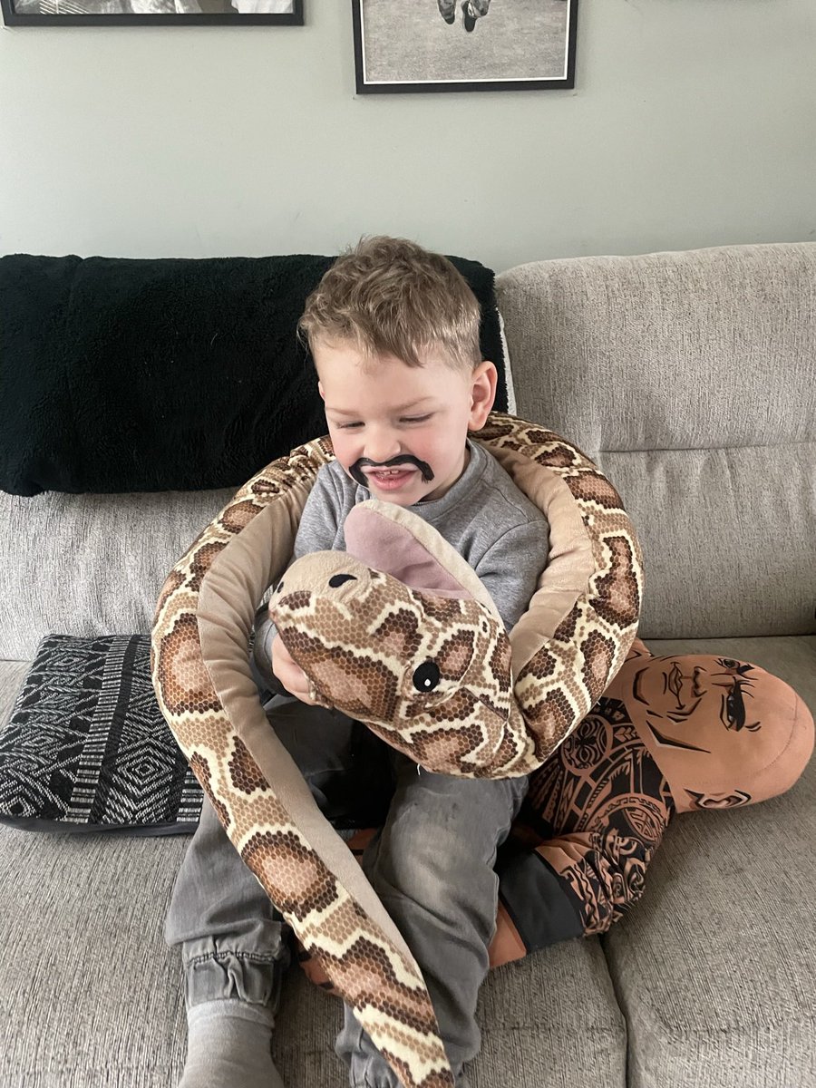 barrylowrie's tweet image. - here’s my boys doing their best @JakeSnakeDDT impressions 🐍🤣
@SnakePitPod 🎙️ #trustme