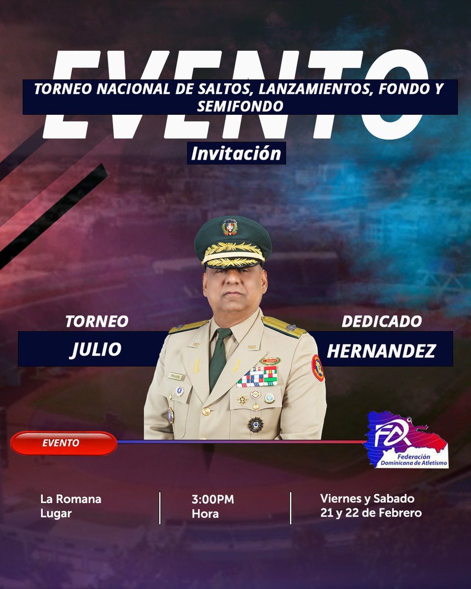 Federación Dominicana de Atletismo (@fedomatle) on Twitter photo 