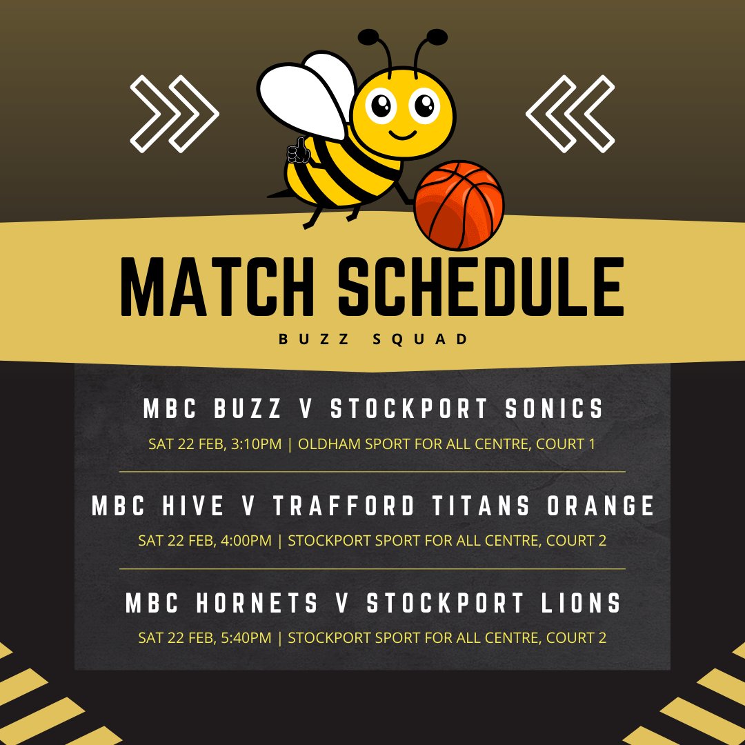 Up next for the Buzz Squad... 🐝⏭️

#HearTheBuzz | #BEElieve | #NBL2425 | #BritishBasketball